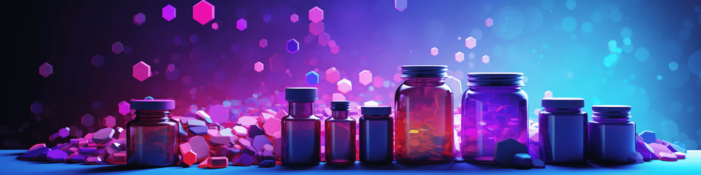 image of different drug pills on a surface