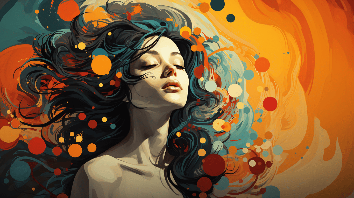 abstract image of a patient experiencing side effect