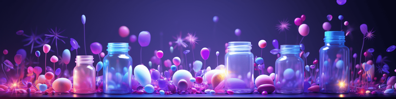 image of different drug pills on a surface