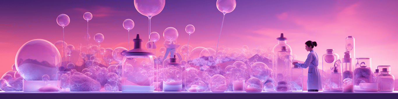 image of a doctor in a lab doing drug, clinical research