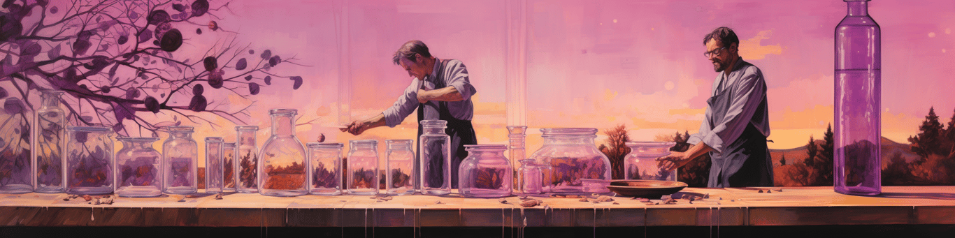 image of a doctor in a lab doing drug, clinical research