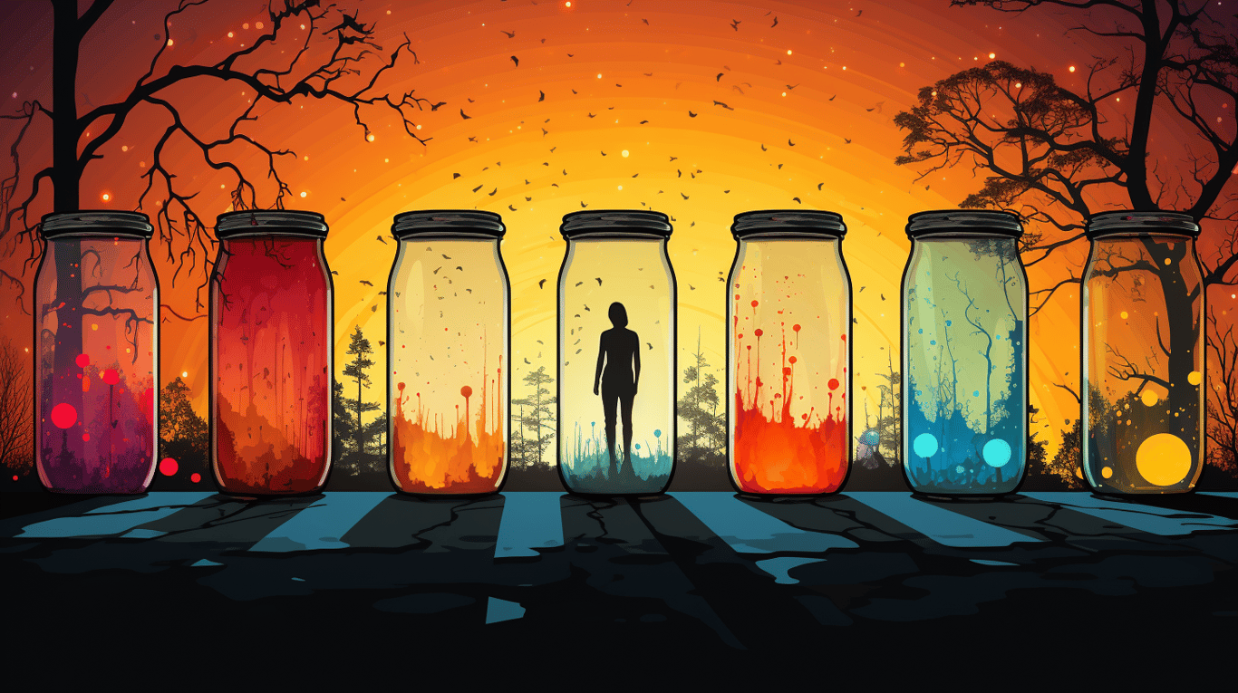 abstract image of a patient experiencing side effect