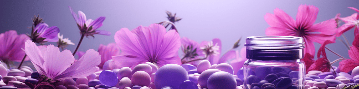 image of different drug pills on a surface