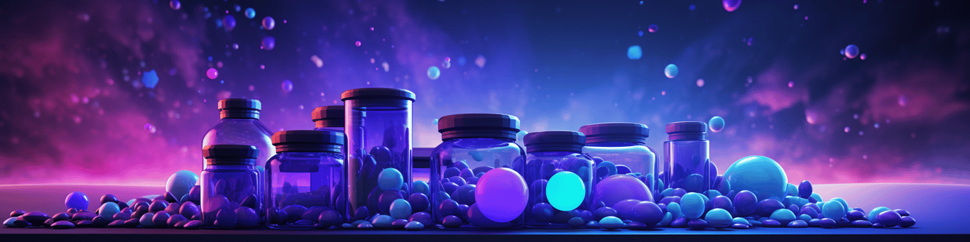 image of different drug pills on a surface