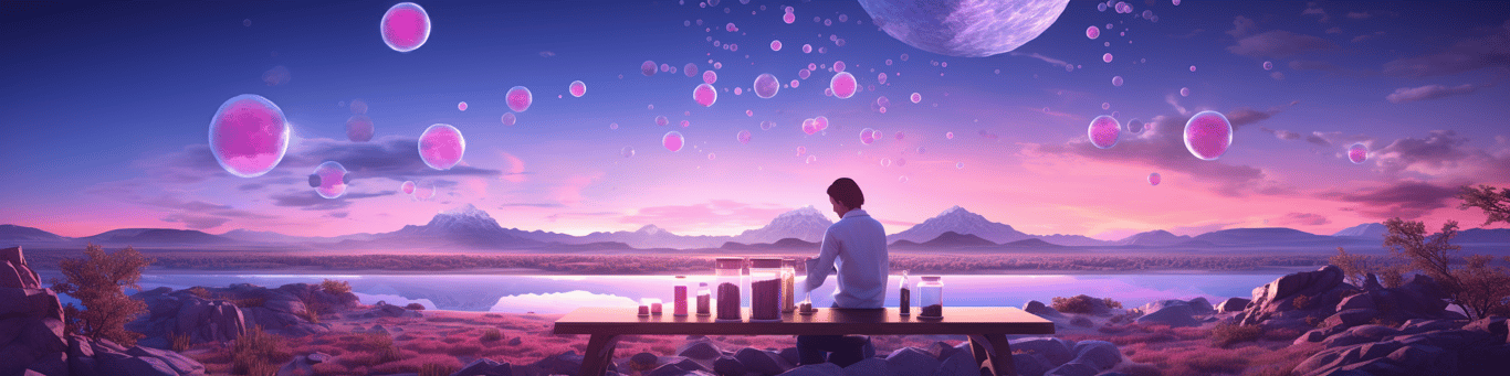 image of a doctor in a lab doing drug, clinical research