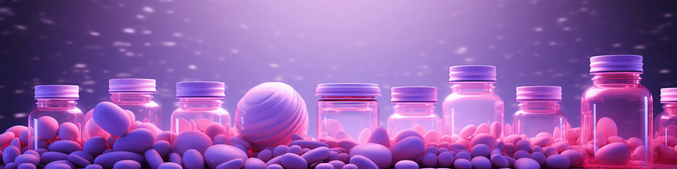 image of different drug pills on a surface