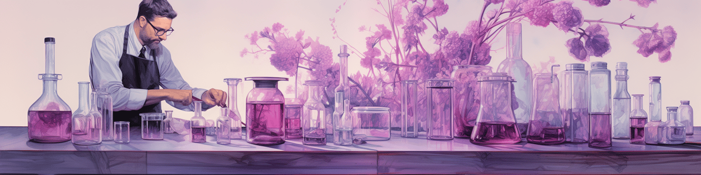 image of a doctor in a lab doing drug, clinical research