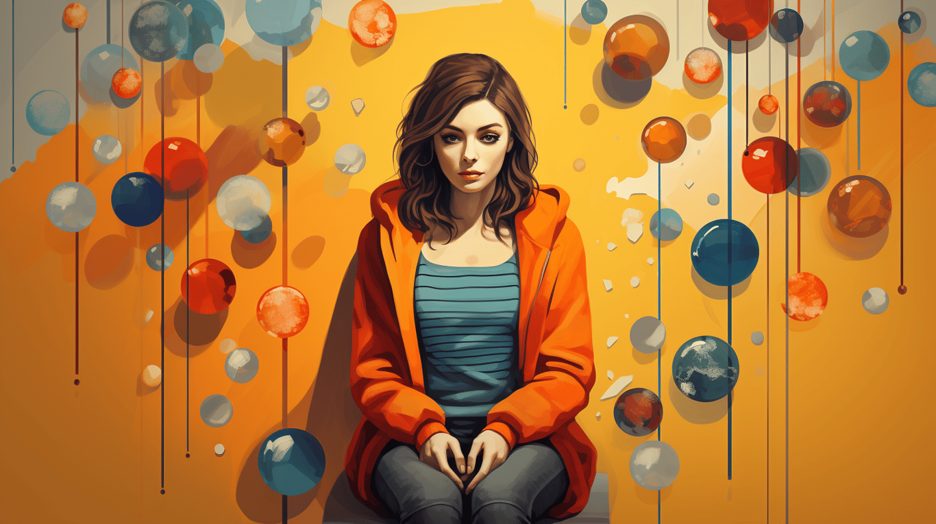 abstract image of a patient experiencing side effect