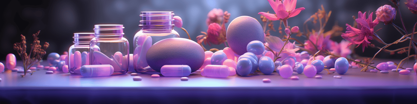 image of different drug pills on a surface