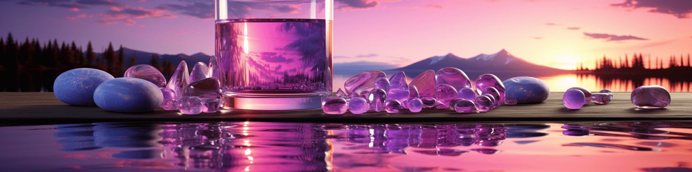 image of drug pills surrounding a glass of water symbolizing drug consumption