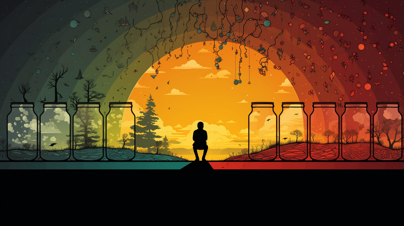 abstract image of a patient experiencing side effect