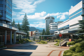 Image of Simon Fraser University in Burnaby, Canada.