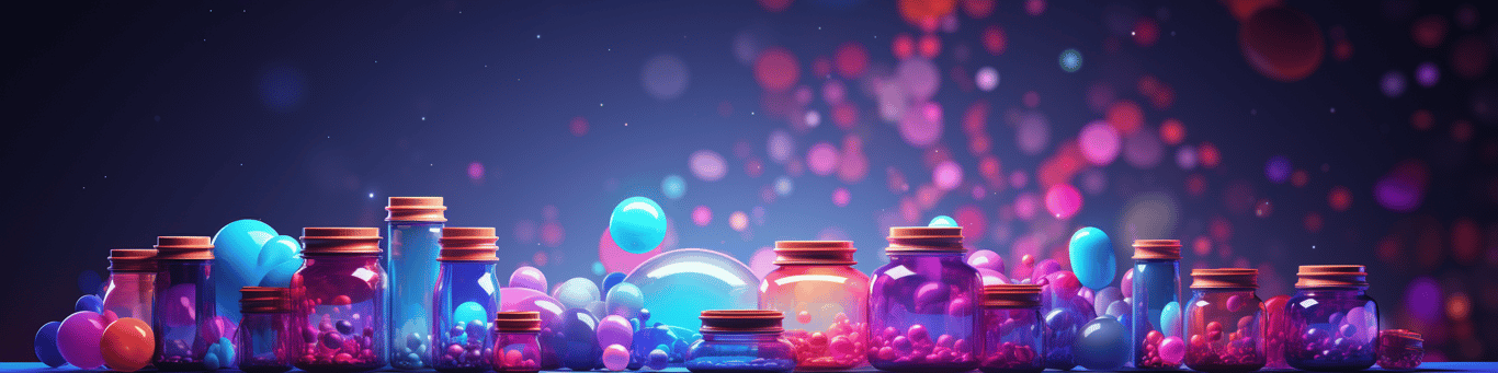 image of different drug pills on a surface