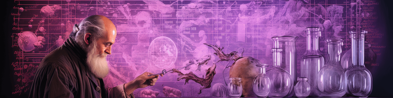 image of a doctor in a lab doing drug, clinical research