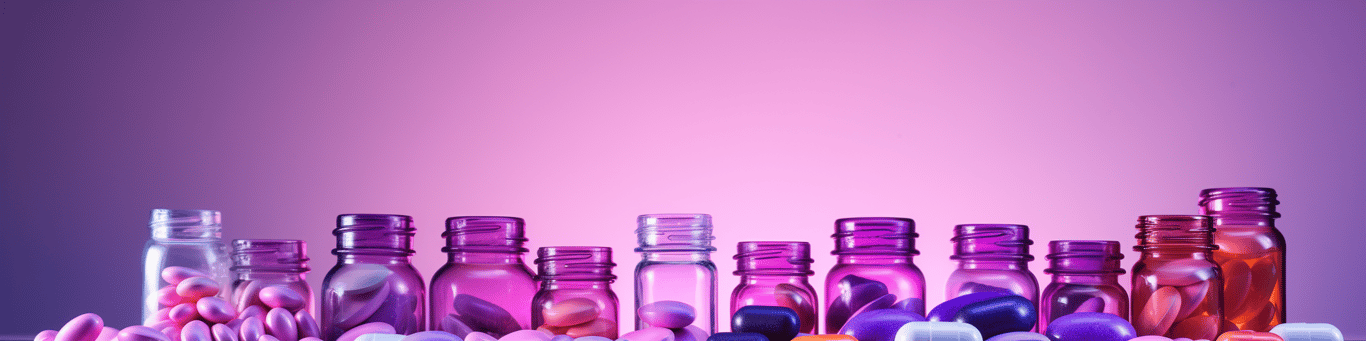 image of different drug pills on a surface