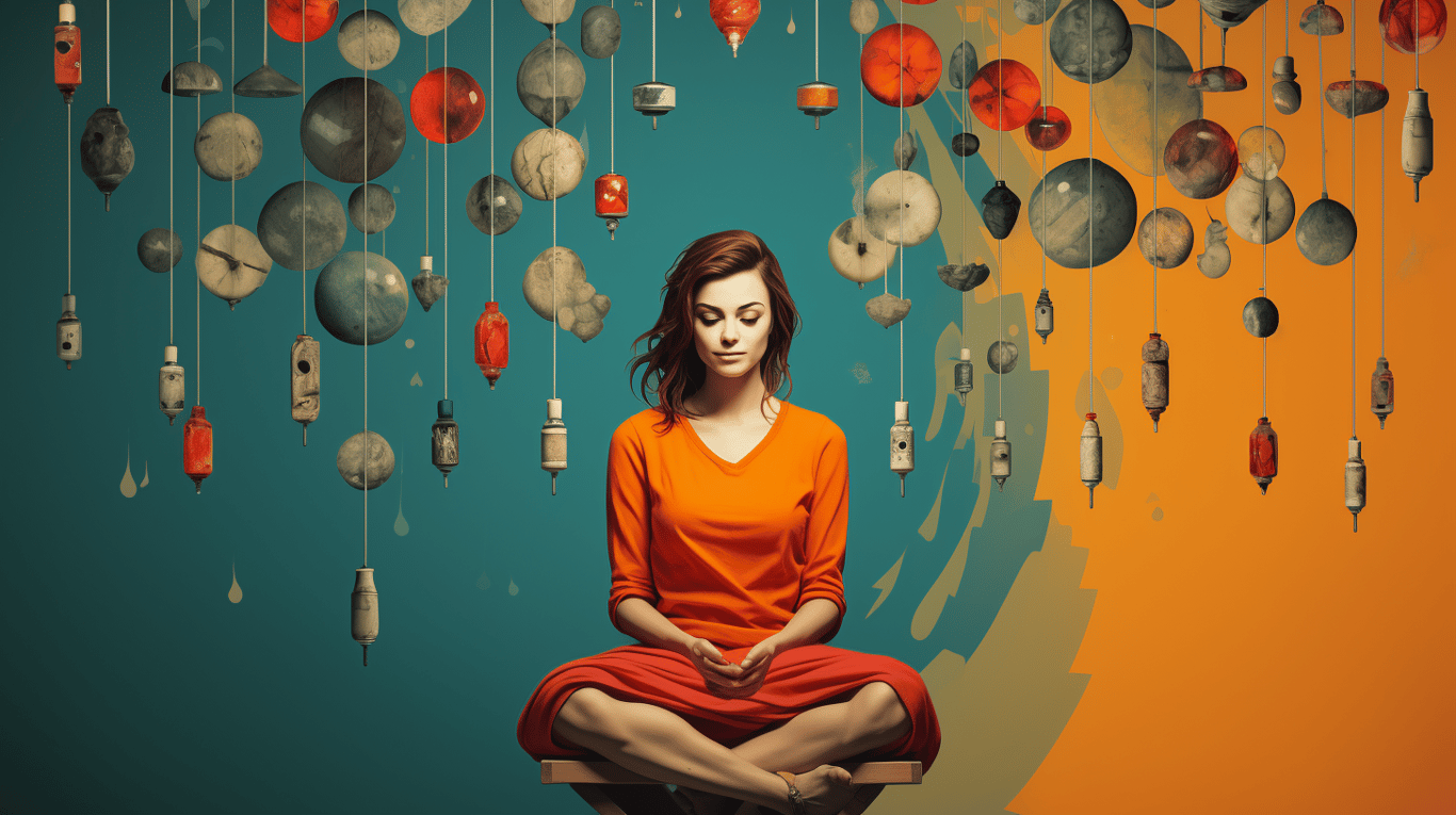 abstract image of a patient experiencing side effect