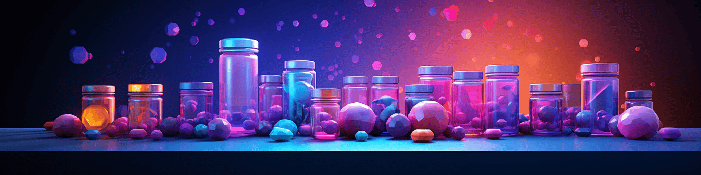 image of different drug pills on a surface