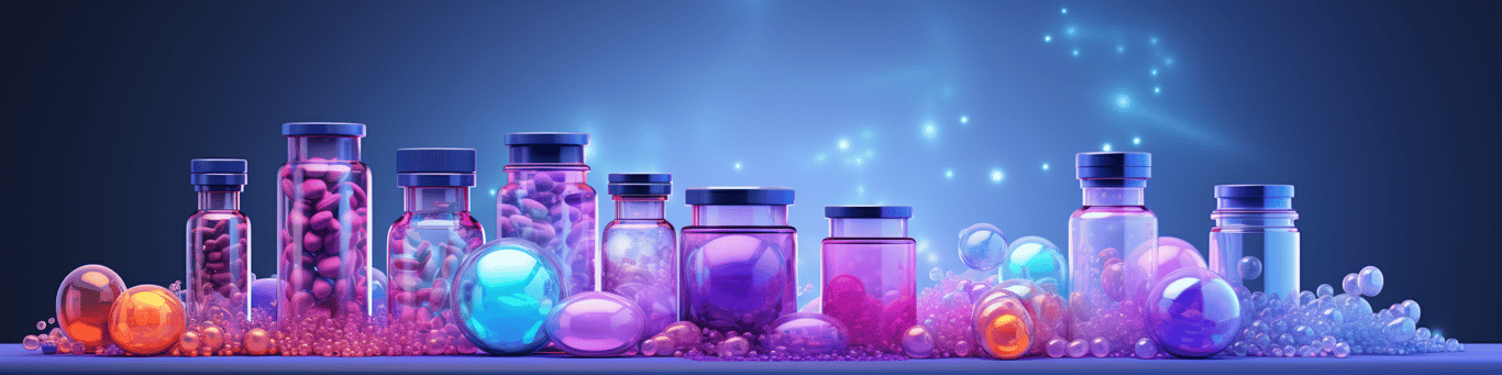 image of different drug pills on a surface