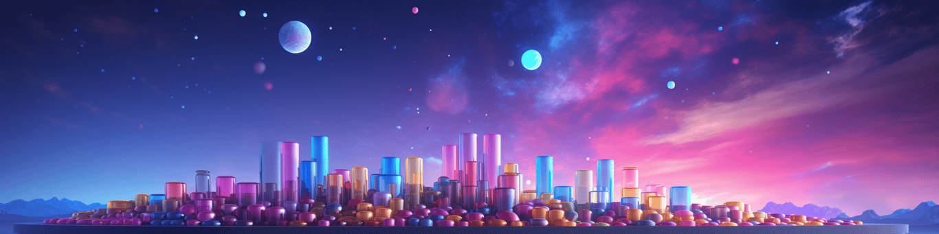 image of different drug pills on a surface