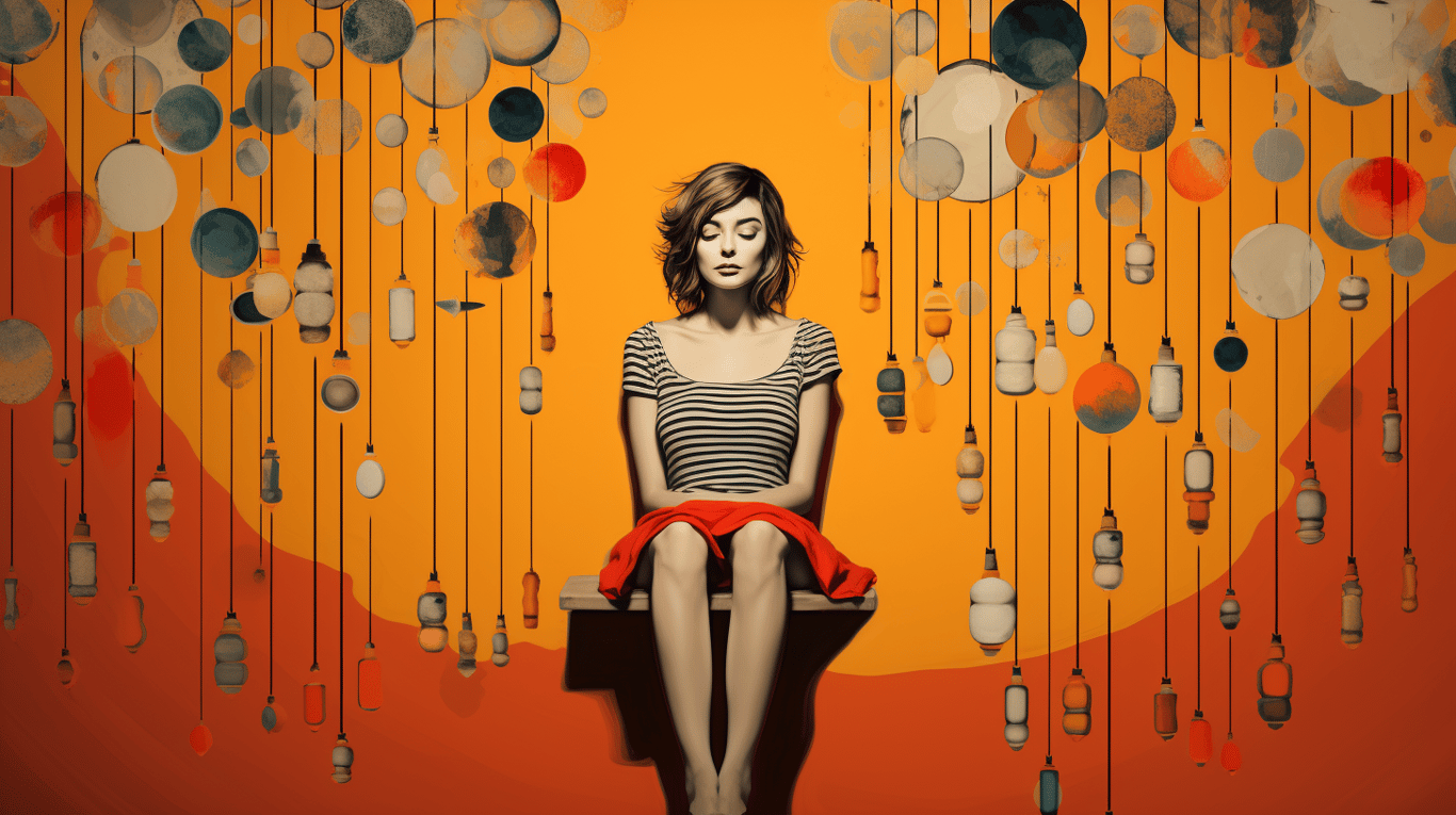 abstract image of a patient experiencing side effect