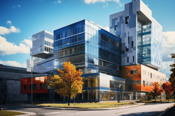 Image of Centre Hospitalier de l'université de Montréal (CHUM) in Montréal, Canada.