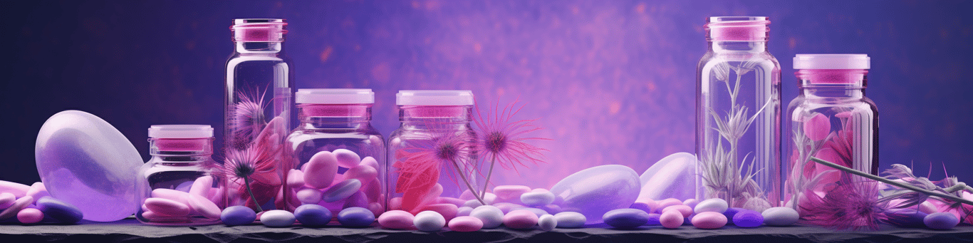 image of different drug pills on a surface