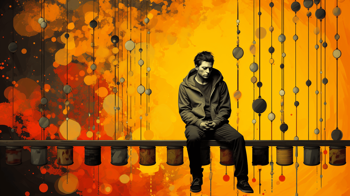 abstract image of a patient experiencing side effect