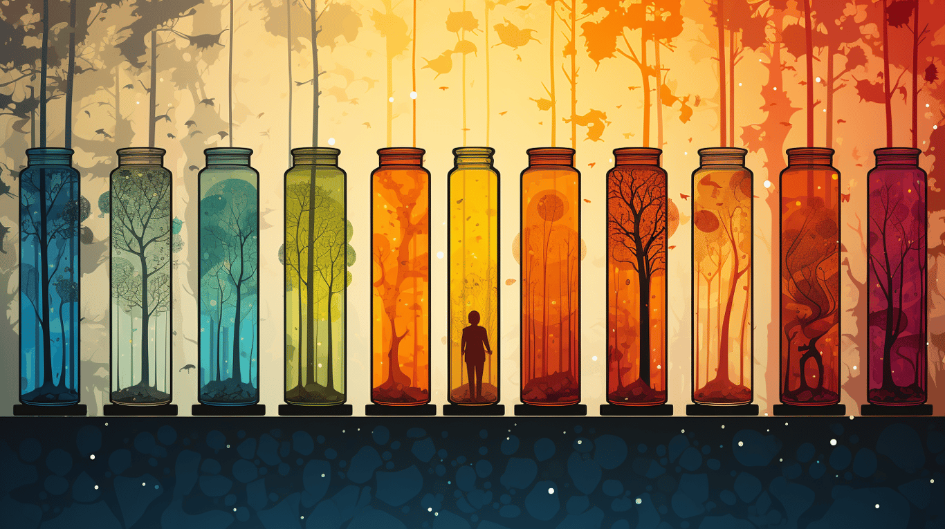 abstract image of a patient experiencing side effect