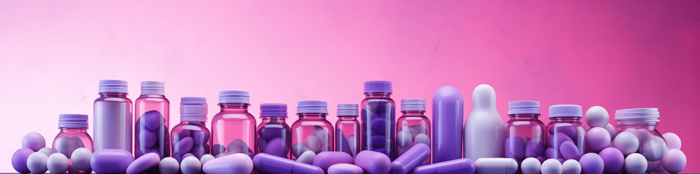 image of different drug pills on a surface