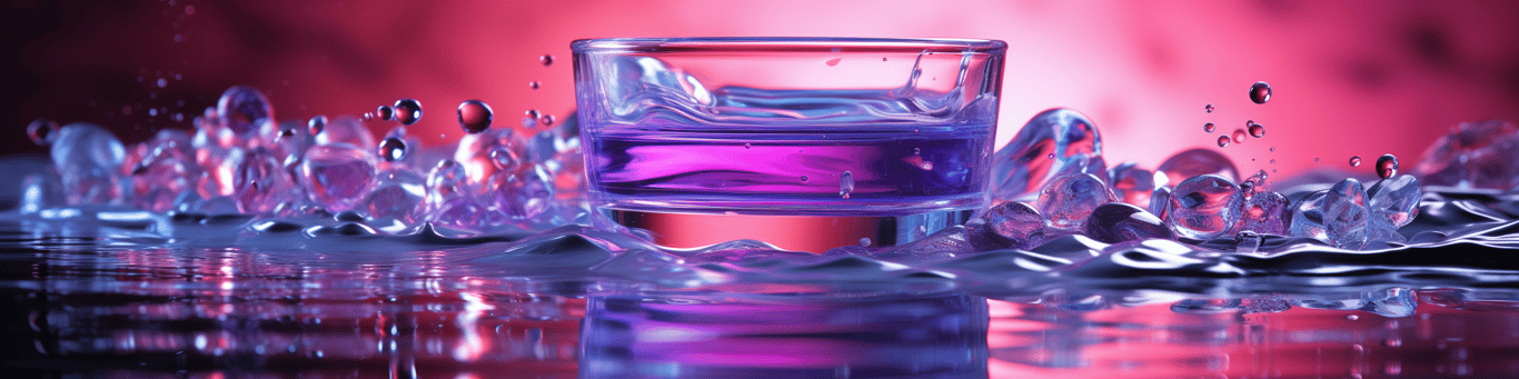 image of drug pills surrounding a glass of water symbolizing drug consumption