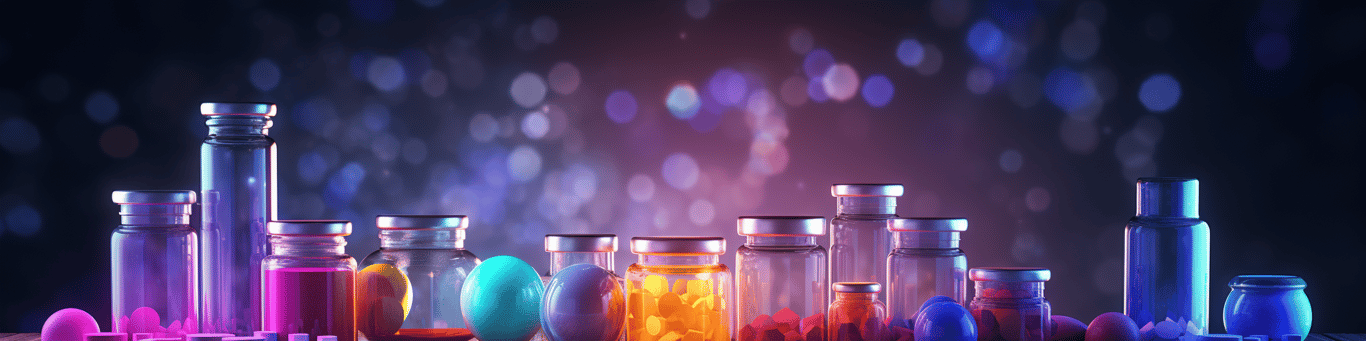 image of different drug pills on a surface