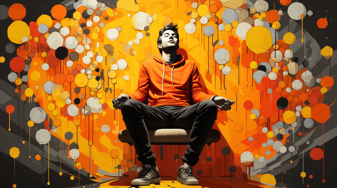 abstract image of a patient experiencing side effect