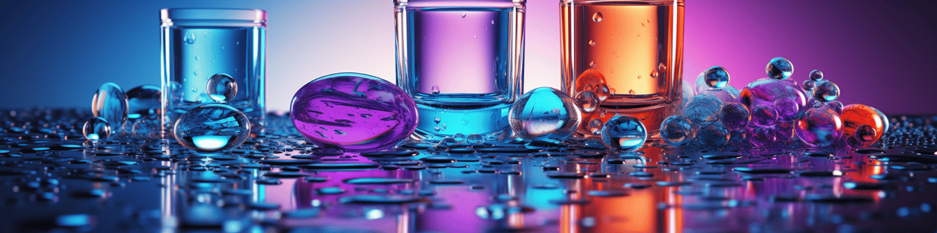 image of drug pills surrounding a glass of water symbolizing drug consumption