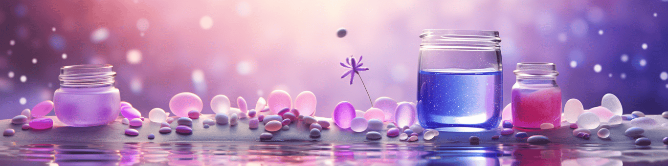 image of drug pills surrounding a glass of water symbolizing drug consumption