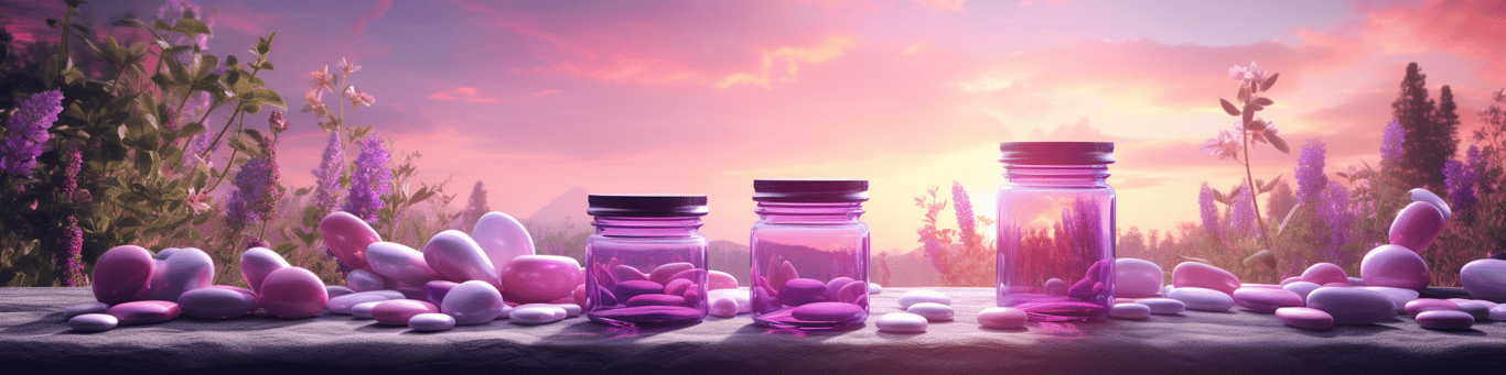 image of different drug pills on a surface