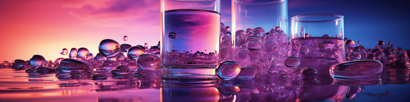 image of drug pills surrounding a glass of water symbolizing drug consumption