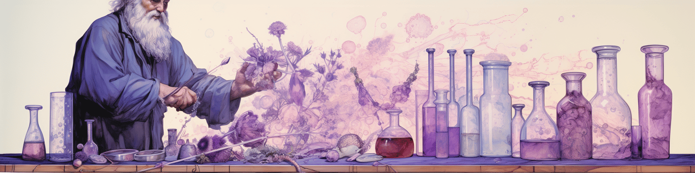 image of a doctor in a lab doing drug, clinical research