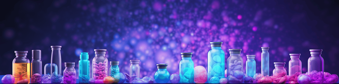 image of different drug pills on a surface