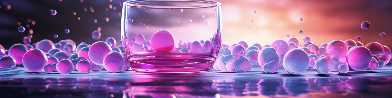 image of drug pills surrounding a glass of water symbolizing drug consumption
