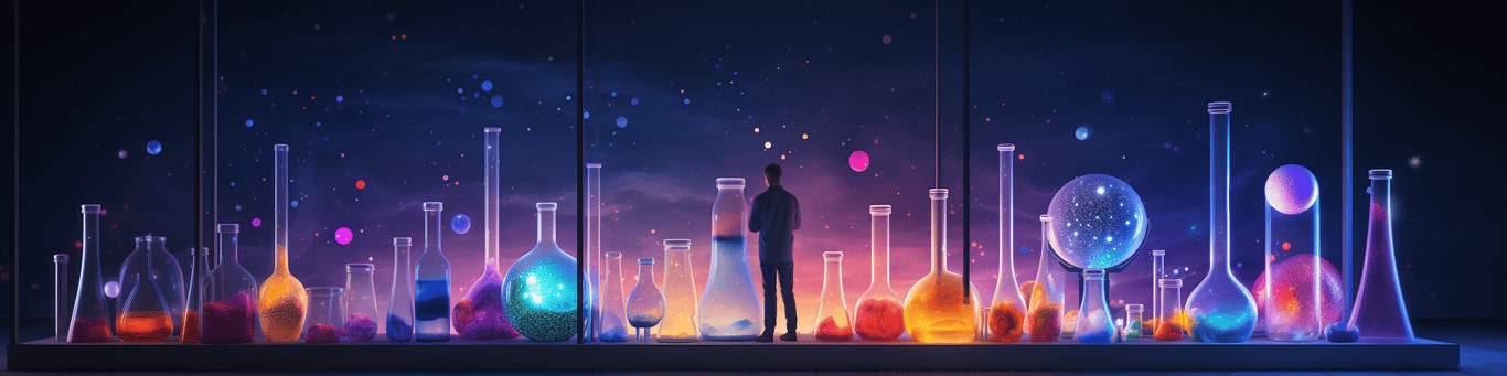 image of a doctor in a lab doing drug, clinical research