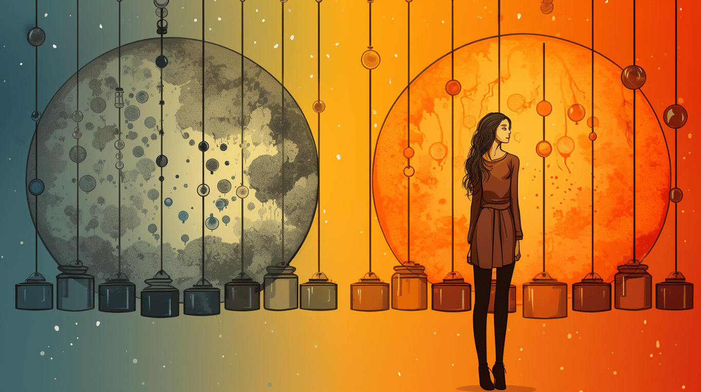 abstract image of a patient experiencing side effect