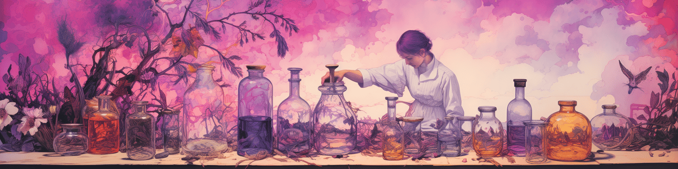 image of a doctor in a lab doing drug, clinical research