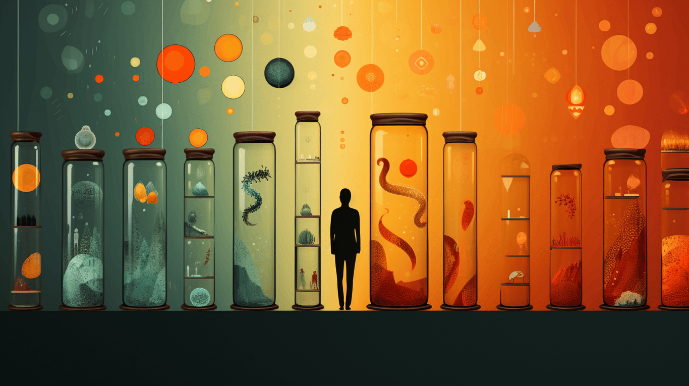 abstract image of a patient experiencing side effect