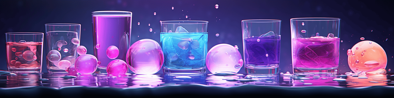 image of drug pills surrounding a glass of water symbolizing drug consumption