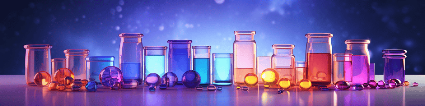 image of different drug pills on a surface