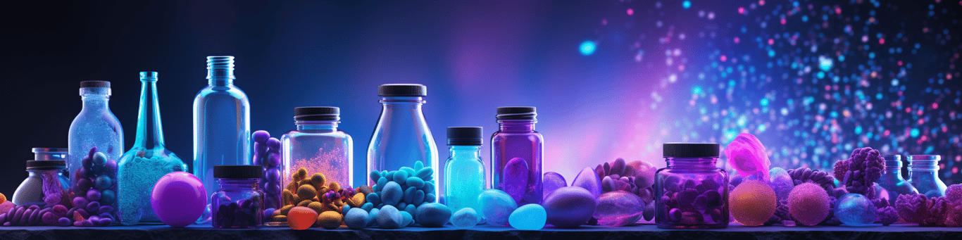 image of different drug pills on a surface