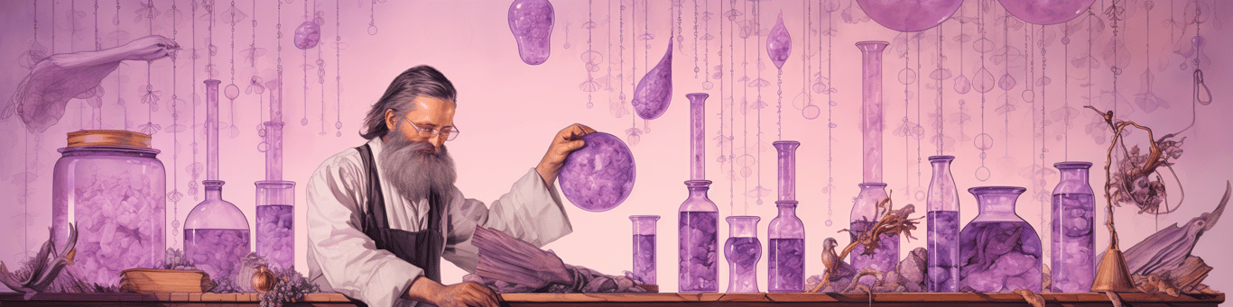 image of a doctor in a lab doing drug, clinical research