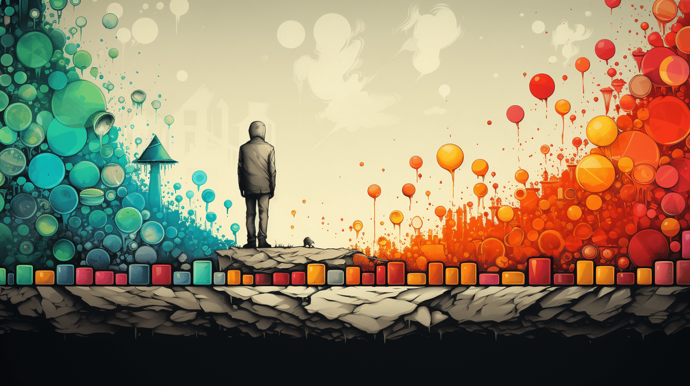 abstract image of a patient experiencing side effect