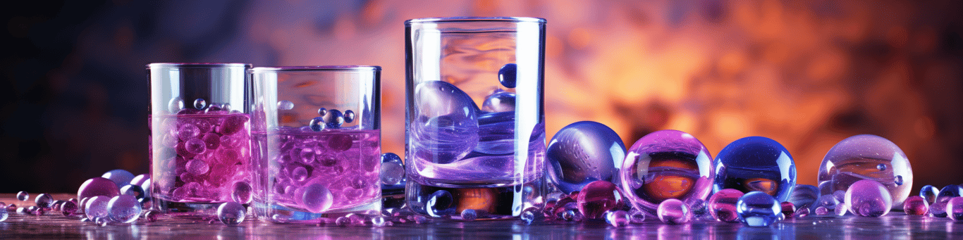 image of drug pills surrounding a glass of water symbolizing drug consumption