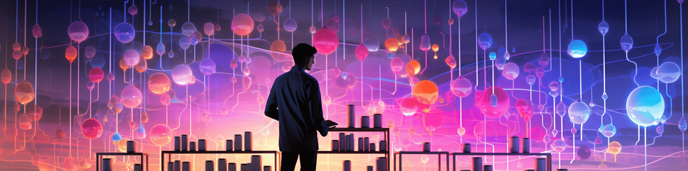 image of a doctor in a lab doing drug, clinical research